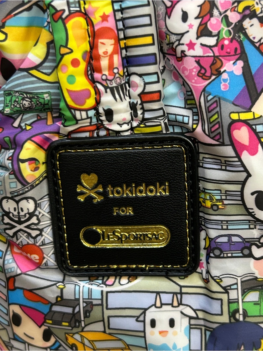 tokidoki for LeSportsac Parigina Tokidopoli Satchel Bag 3286 P510 - Picture 8 of 16